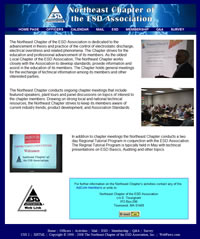 The Northeast Chapter of the ESD Association,  Designed, Marketed and Maintained by WebPaws.com