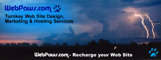 Banner Design for WebPaws.com