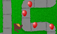 Bloons Tower Defence played 4,598 times to date. Stop the bloons from escaping by building towers next to the maze.