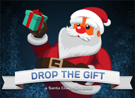 Drop The Gift played 544 times to date. Help Santa deliver all of the presents on time, throw the presents though the chimneys of the houses and claim a new highscore!
