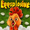 Eggsplosive played 495 times to date.  Eggsplosive is a silly chain reaction game where you must explode chickens that are bursting with eggs to hit other farm animals roaming in the pasture