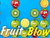 Fruit Blow played 215 times to date.  Remove the fruit quickly, use lemons and oranges for removing horizontal and vertical lines respectively.  Hurry, the fruit bowl will overflow!