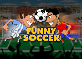 Funny Soccer played 488 times to date.  Funny Soccer is a HTML5 Sport Game. Choose your favourite Soccer Team and kick the ball into the net!