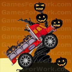 Halloween Truck played 514 times to date.  Drive your truck and grab the Halloween pumkins without tipping over on the hills.