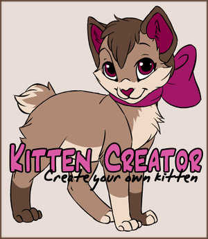 Kitten Creator by Kamirah WPplayed 1,335 times to date and played 3 times this month.  Create your own kitten.  You can color most all kitty parts to custom make your own unique kitten!
