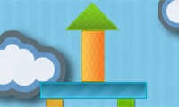 Lofty Tower  played 370 times to date.  Reach up high for the stars in the sky—but don't let your tower topple down!