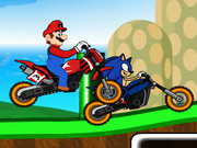 Mario Vs Sonic Racing 2 played 1,419 times to date.  Mario and Sonic is back. This time they are racing against each other, choose Mario or Sonic and clear all levels in the very cool game Mario Vs Sonic Racing. Enjoy!