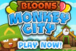 Bloons Monkey City played 711 times to date.  Create your very own Monkey City in the crazy world of Bloons Tower Defense. 
Take back the land from the mischievous bloon hordes and pop your way from a modest settlement to a thriving metropolis.
