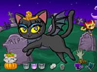 Purrfect Kitten Halloween played 379 times to date.  Dress the pet in a tutu dress or in a witch costume, in a monk costume or in a spooky ghost costume and once youâ€™ve decided on the wining one, find the right hat or head accessory to match it up with!