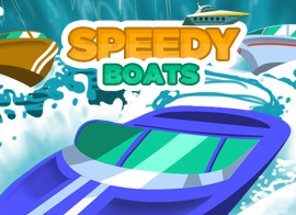 Speedy Boat played 112 times to date.  How far can you race your speed boat without blowing up?