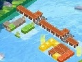 Wooden Path 2 played 836 times to date.  Figure out how to build each bridge as quickly and efficiently as possible-people want to cross, ya know!