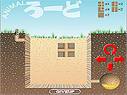 Animal Maze played 314 times to date.  Arrange tunnels to help mole to reach the nest!