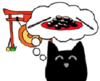 Cat in Japan played 186 times to date.  It's a new adventure of the Bonte cat!  The Bonte cat has arrived in Japan and can't stop dreaming about sushi. Can you find all the sushi by solving the puzzles?