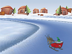 Christmas Race played 485 times to date.  Race in your sleigh against other sleighs in time for Yule