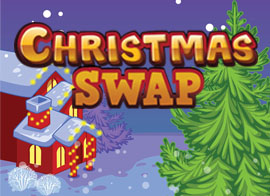 Christmas Swap played 357 times to date.  Santa could use your help! Make combinations with three or more of the same tiles and set the highest score you can! Watch the timer, it will start running low if you can't find any combinations!