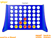 Connect 4 played 3961 times to date.  Defeat your opponent by connecting four or more chips!