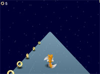 Cosmic Rush played 787 times to date.  Help Tails get to the end of the path.  Collect rings and watch out for obstacles.  Use the arrow keys to move and space bar to jump.
