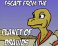 Escape from the Planet of the Dravids played 321 times to date.  Point and click adventure. Kony has crashed on a strange distant planet â€“ can you find a way for him to be rescued?