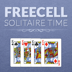 Freecell Solitaire Time played 302 times to date.  This Freecell game has a time limit, you get 10 minutes to clear the whole field. To make it extra exciting we left out the undo function.