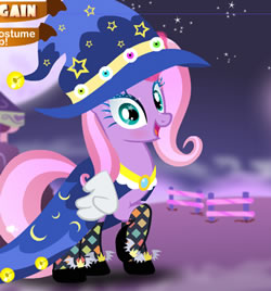 Halloween Pony Dressup played 211 times to date.  In this new game, Halloween Pony Dressup, the my little pony characters are getting ready for a Ponyville Halloween Party! 