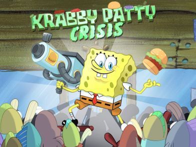 Krabby Patty Crisis played 157 times to date.  Start slinging patties to help Spongbob feed these customers.