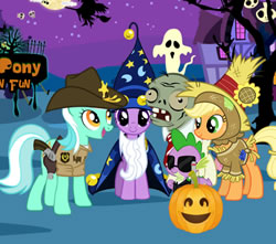 My Little Pony Halloween Fun played 405 times to date. This new game, My Little Pony Halloween Fun,Twilight Sparkle wants to win the Halloween spells competition. She must find the items on her list before the others do.