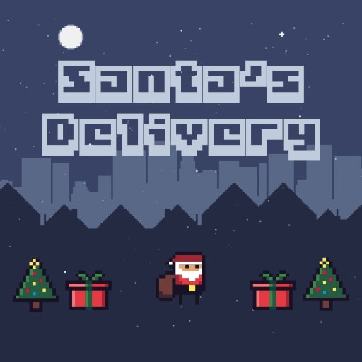 Santas Delivery played 5 times to date.  Santa's Delivery is a Christmas-themed puzzle game where you must help Santa put all the gifts to the Xmas trees. Move correctly and make Santa complete the task, then guide him to the chimney and get ready for the next challenge! 