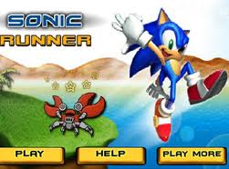 Sonic Runner played 8,491 times to date.  Help Sonic to run as far as possible, collect coins and get power-ups, achieve bonuses and unlock new worlds.