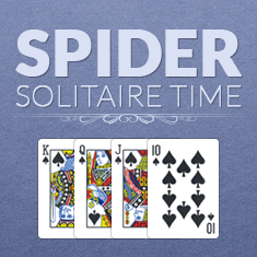 Spider Solitaire Time played 306 times to date. Play against the clock, solve this game in 10 minutes.