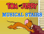 Tom & Jerry Musical Stairs - Tom and Jerry are at it again.  Help Jerry climb the musical stairs.