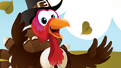 Turkey Hunt played 576 times to date.  Can you find the turkey?