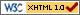 W3C XHTML 1.0 Valid Code