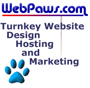 Logo Banner Design for WebPaws on Social Media Sites