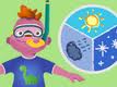 Gerald's Weather Wheel played 3,720 times to date. Can you keep Gerald safe from the elements?